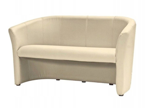 SOFA KANAPA NIEROZKŁADANA TM-3 TRZYOSOBOWA TAPICERKA KREM EKOSKÓRA / WENGE SIGNAL SOFA KANAPA NIEROZKŁADANA TM-3 TRZYOSOBOWA TAPICERKA KREM EKOSKÓRA / WENGE SIGNAL