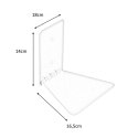 PÓŁKA METALOWA ZESTAW 3szt. NA KSIĄŻKI CONCEAL 3-PACK -silver large UMBRA KOLOR STALOWY PÓŁKA METALOWA ZESTAW 3szt. NA KSIĄŻKI CONCEAL 3-PACK -silver large UMBRA KOLOR STALOWY