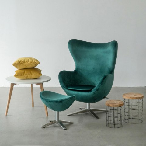 D2.DESIGN Fotel Jajo Velvet zielony ciemny D2.DESIGN Fotel Jajo Velvet zielony ciemny