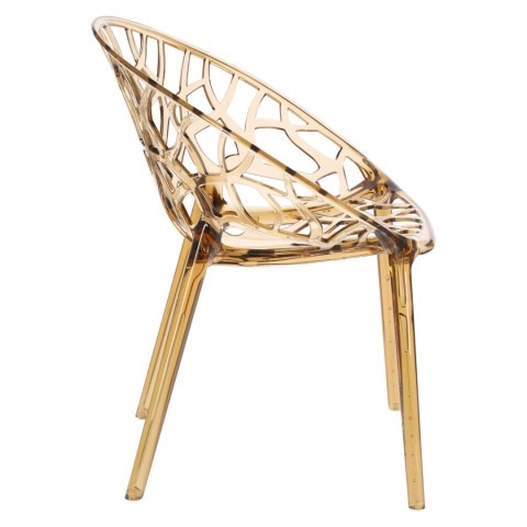 D2.DESIGN Krzesło Coral bursztynowe D2.DESIGN Krzesło Coral bursztynowe