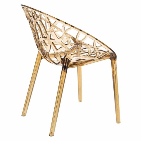 D2.DESIGN Krzesło Coral bursztynowe D2.DESIGN Krzesło Coral bursztynowe