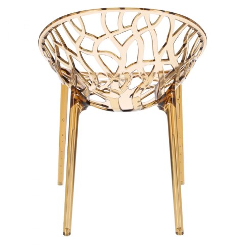 D2.DESIGN Krzesło Coral bursztynowe D2.DESIGN Krzesło Coral bursztynowe