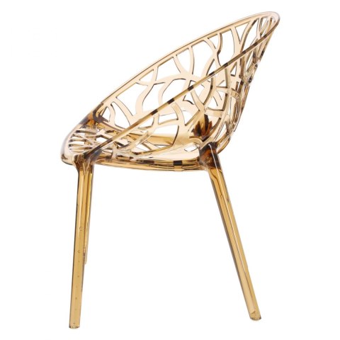 D2.DESIGN Krzesło Coral bursztynowe D2.DESIGN Krzesło Coral bursztynowe