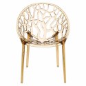 D2.DESIGN Krzesło Coral bursztynowe