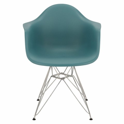 D2.DESIGN Krzesło P018 PP tworzywo zielony navy green nogi metal chromowany HF lekkie i funkcjonalne D2.DESIGN Krzesło P018 PP tworzywo zielony navy green nogi metal chromowany HF lekkie i funkcjonalne
