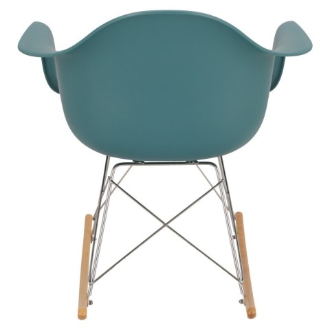 D2.DESIGN Fotel Krzesło na biegunach P018 RR tworzywo PP navy green insp. RAR, zielony morski D2.DESIGN Fotel Krzesło na biegunach P018 RR tworzywo PP navy green insp. RAR, zielony morski