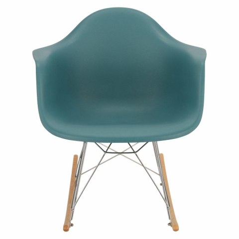 D2.DESIGN Fotel Krzesło na biegunach P018 RR tworzywo PP navy green insp. RAR, zielony morski D2.DESIGN Fotel Krzesło na biegunach P018 RR tworzywo PP navy green insp. RAR, zielony morski