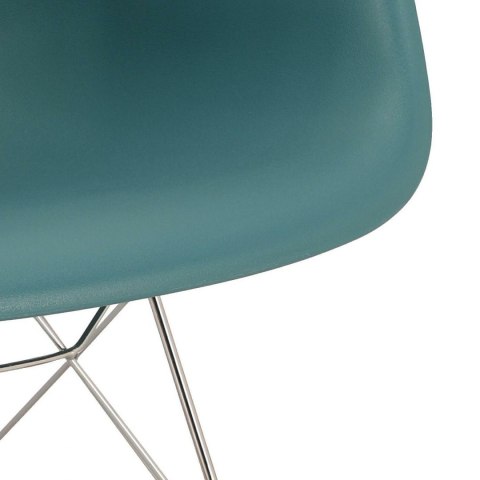 D2.DESIGN Fotel Krzesło na biegunach P018 RR tworzywo PP navy green insp. RAR, zielony morski D2.DESIGN Fotel Krzesło na biegunach P018 RR tworzywo PP navy green insp. RAR, zielony morski