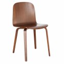 D2.DESIGN Krzesło Wilcheery dąb walnut sklejka profilowana lakierowana do jadalni restauracji recepcji D2.DESIGN Krzesło Wilcheery dąb walnut sklejka profilowana lakierowana do jadalni restauracji recepcji