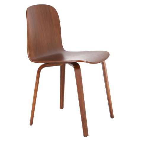 D2.DESIGN Krzesło Wilcheery dąb walnut sklejka profilowana lakierowana do jadalni restauracji recepcji D2.DESIGN Krzesło Wilcheery dąb walnut sklejka profilowana lakierowana do jadalni restauracji recepcji