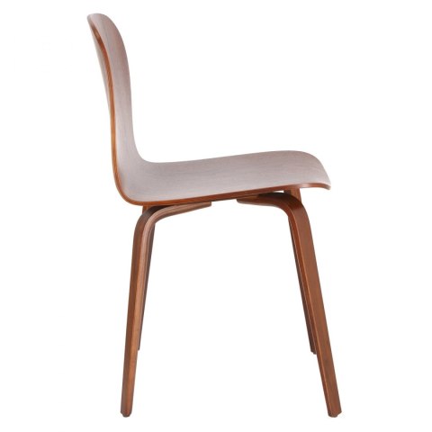 D2.DESIGN Krzesło Wilcheery dąb walnut sklejka profilowana lakierowana do jadalni restauracji recepcji D2.DESIGN Krzesło Wilcheery dąb walnut sklejka profilowana lakierowana do jadalni restauracji recepcji