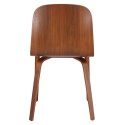 D2.DESIGN Krzesło Wilcheery dąb walnut sklejka profilowana lakierowana do jadalni restauracji recepcji D2.DESIGN Krzesło Wilcheery dąb walnut sklejka profilowana lakierowana do jadalni restauracji recepcji