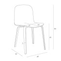 D2.DESIGN Krzesło Wilcheery dąb walnut sklejka profilowana lakierowana do jadalni restauracji recepcji D2.DESIGN Krzesło Wilcheery dąb walnut sklejka profilowana lakierowana do jadalni restauracji recepcji
