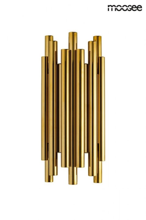 MOOSEE kinkiet ORGANO złoty - LED, stal polerowana MOOSEE kinkiet ORGANO złoty - LED, stal polerowana