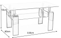 SIGNAL ŁAWA STELLA TRANSP./CZARNY 110x60x55 SIGNAL ŁAWA STELLA TRANSP./CZARNY 110x60x55