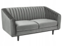 SIGNAL SOFA ASPREY 2 VELVET SZARY BLUVEL 14/ WENGE DREWNO DEKORACYJNE PIKOWANIE NA OPARCIU PODŁOKIETNIKI SIGNAL SOFA ASPREY 2 VELVET SZARY BLUVEL 14/ WENGE DREWNO DEKORACYJNE PIKOWANIE NA OPARCIU PODŁOKIETNIKI