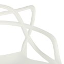 HOKER KRZESŁO BAROWE STOŁEK BAROWY Lexi D2.DESIGN BIAŁY mat tworzywo PP Z OPARCIEM i siedziskiem HOKER KRZESŁO BAROWE STOŁEK BAROWY Lexi D2.DESIGN BIAŁY mat tworzywo PP Z OPARCIEM i siedziskiem
