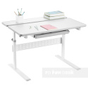 Fun Desk Colore Grey biurko regulowane białe szare