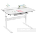 Fun Desk Colore Grey biurko regulowane białe szare Fun Desk Colore Grey biurko regulowane białe szare
