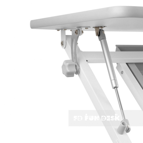 Fun Desk Colore Grey biurko regulowane białe szare Fun Desk Colore Grey biurko regulowane białe szare