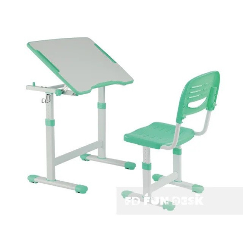 Fun Desk dziecięce Piccolino II Green BIURKO+KRZESŁO regulowane Fun Desk dziecięce Piccolino II Green BIURKO+KRZESŁO regulowane