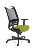 Halmar GULIETTA fotel gabinetowy, oparcie - siatka, siedzisko - czarny / zielony - ERF7011