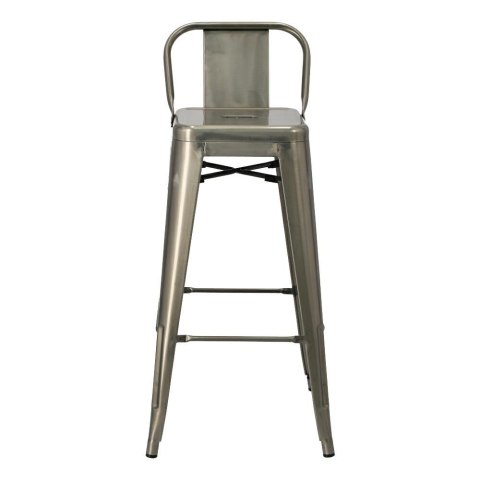 D2.DESIGN Hoker Krzesło barowe Paris Back Short 76cm metaliczny insp. Tolix z oparciem i podnóżkiem można sztaplować D2.DESIGN Hoker Krzesło barowe Paris Back Short 76cm metaliczny insp. Tolix z oparciem i podnóżkiem można sztaplować