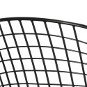 KRZESŁO Harry D2.DESIGN METAL malowany proszkowo CZARNE / miękka CZARNA PODUSZKA na siedzisku do domu i do lokalu KRZESŁO Harry D2.DESIGN METAL malowany proszkowo CZARNE / miękka CZARNA PODUSZKA na siedzisku do domu i do lokalu
