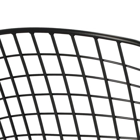KRZESŁO Harry D2.DESIGN METAL malowany proszkowo CZARNE / miękka CZARNA PODUSZKA na siedzisku do domu i do lokalu KRZESŁO Harry D2.DESIGN METAL malowany proszkowo CZARNE / miękka CZARNA PODUSZKA na siedzisku do domu i do lokalu