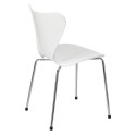 D2.DESIGN Krzesło Martinus białe tworzywo PP nogi metal chromowany do recepcji jadalni restauracji kuchni D2.DESIGN Krzesło Martinus białe tworzywo PP nogi metal chromowany do recepcji jadalni restauracji kuchni