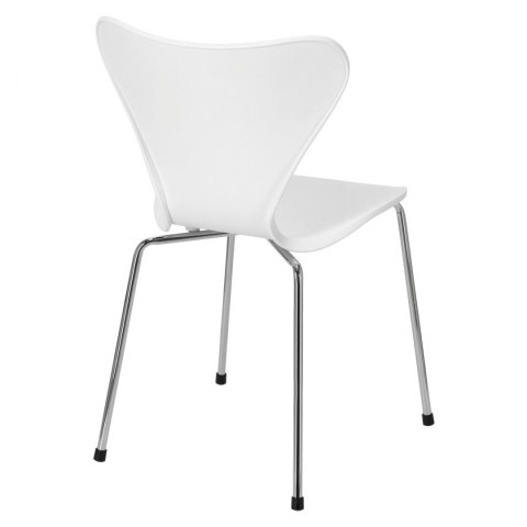 D2.DESIGN Krzesło Martinus białe tworzywo PP nogi metal chromowany do recepcji jadalni restauracji kuchni D2.DESIGN Krzesło Martinus białe tworzywo PP nogi metal chromowany do recepcji jadalni restauracji kuchni