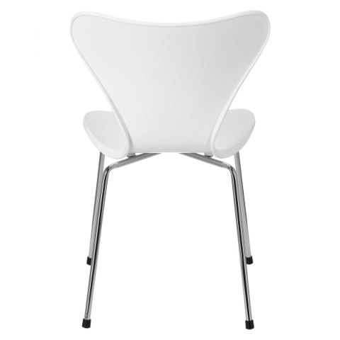 D2.DESIGN Krzesło Martinus białe tworzywo PP nogi metal chromowany do recepcji jadalni restauracji kuchni D2.DESIGN Krzesło Martinus białe tworzywo PP nogi metal chromowany do recepcji jadalni restauracji kuchni