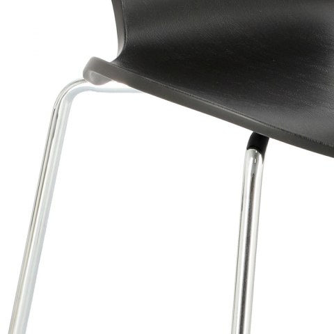 KRZESŁO Martinus D2.DESIGN CZARNE TWORZYWO PP NOGI METALOWE CHROM LEKKIE I WYGODNE ŁATWE W CZYSZCZENIU KRZESŁO Martinus D2.DESIGN CZARNE TWORZYWO PP NOGI METALOWE CHROM LEKKIE I WYGODNE ŁATWE W CZYSZCZENIU