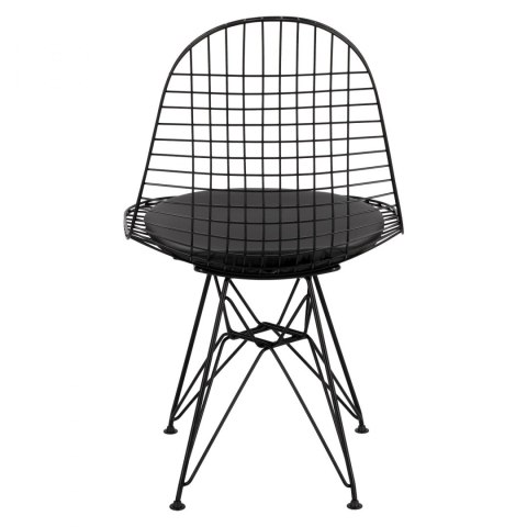D2.DESIGN Krzesło Net czarne /czarna poj. poduszka D2.DESIGN Krzesło Net czarne /czarna poj. poduszka
