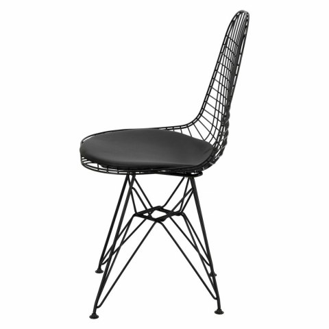 D2.DESIGN Krzesło Net czarne /czarna poj. poduszka D2.DESIGN Krzesło Net czarne /czarna poj. poduszka