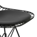 D2.DESIGN Krzesło Net czarne /czarna poj. poduszka D2.DESIGN Krzesło Net czarne /czarna poj. poduszka