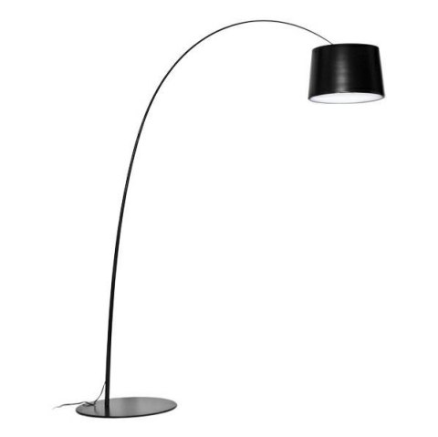 King Home Lampa podłogowa CLEO czarna - włókno szklane, podstawa metal klosz aluminium przesłony mleczny akryl E27 King Home Lampa podłogowa CLEO czarna - włókno szklane, podstawa metal klosz aluminium przesłony mleczny akryl E27