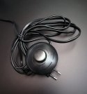 King Home Lampa podłogowa CLEO czarna - włókno szklane, podstawa metal klosz aluminium przesłony mleczny akryl E27 King Home Lampa podłogowa CLEO czarna - włókno szklane, podstawa metal klosz aluminium przesłony mleczny akryl E27