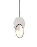 King Home Lampa wisząca DISCO chromowana - LED, stal polerowana King Home Lampa wisząca DISCO chromowana - LED, stal polerowana