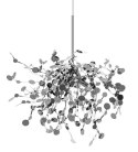 King Home Lampa wisząca MONETE SINGLE metal chromowany