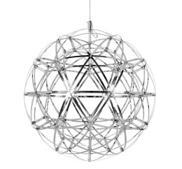 King Home Lampa wisząca STELLAR 90 chrom - LED stal nierdzewna