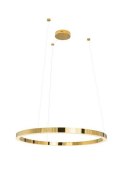 MOOSEE Lampa wisząca RING 90 złota - LED, chromowane złoto MOOSEE Lampa wisząca RING 90 złota - LED, chromowane złoto