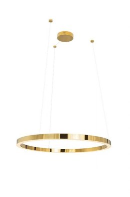 MOOSEE Lampa wisząca RING 90 złota - LED, chromowane złoto