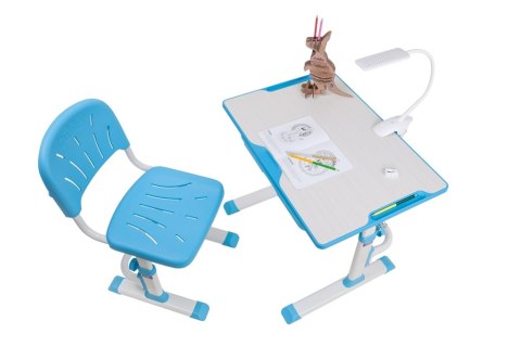 Fun Desk Cubby Lupin Blue zestaw biurko+krzesło regulowane Fun Desk Cubby Lupin Blue zestaw biurko+krzesło regulowane