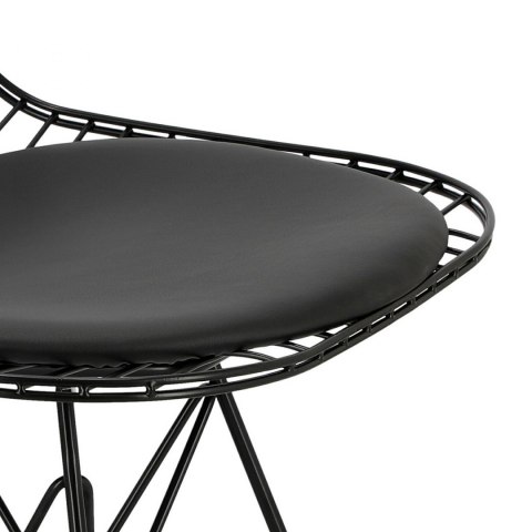 D2.DESIGN Krzesło Net czarne /czarna poj. poduszka D2.DESIGN Krzesło Net czarne /czarna poj. poduszka