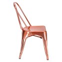 KRZESŁO Paris D2.DESIGN miedziane insp. Tolix METAL LAKIEROWANY ELEGANCKIE WYGODNE I STABILNE KRZESŁO Paris D2.DESIGN miedziane insp. Tolix METAL LAKIEROWANY ELEGANCKIE WYGODNE I STABILNE