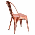 KRZESŁO Paris D2.DESIGN miedziane insp. Tolix METAL LAKIEROWANY ELEGANCKIE WYGODNE I STABILNE KRZESŁO Paris D2.DESIGN miedziane insp. Tolix METAL LAKIEROWANY ELEGANCKIE WYGODNE I STABILNE