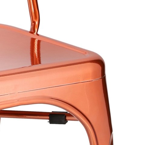 KRZESŁO Paris D2.DESIGN miedziane insp. Tolix METAL LAKIEROWANY ELEGANCKIE WYGODNE I STABILNE KRZESŁO Paris D2.DESIGN miedziane insp. Tolix METAL LAKIEROWANY ELEGANCKIE WYGODNE I STABILNE