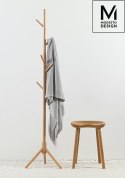 MODESTO wieszak stojący podłogowy STICK naturalny - drewno bukowe do domu lub biura MODESTO wieszak stojący podłogowy STICK naturalny - drewno bukowe do domu lub biura