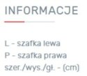 PÓŁKA WISZĄCA MEBLE MŁODZIEŻOWE COMO System CM11 Meblar - Biały Lux / Dąb Wilton biały / Szary PŁYTA LAMINOWANA OBRZEŻA ABS